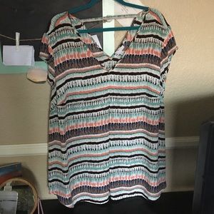 DR2 Cute Striped Pattern Blouse